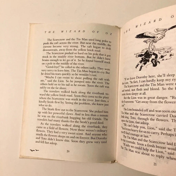 Vintage 1984 The Wizard  Of Oz Retold by William Furstenberg Weekly Reader - Picture 13 of 15